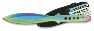 A set of knives for throwing Martinez Albainox Rainbow