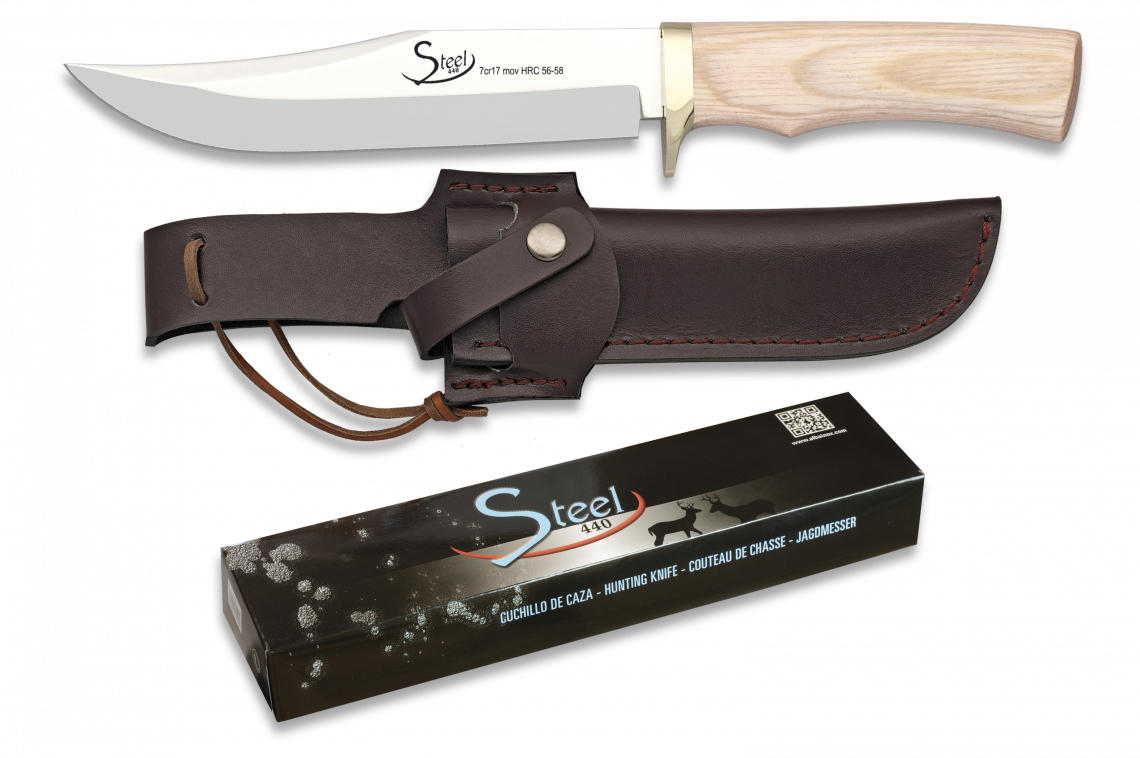 Нож Martinez Albainox Steel 440,Leather pouch art.32049