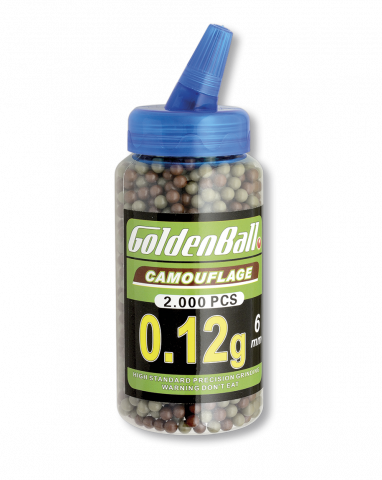 AirSoft BB 2000 Pellets, 0.12gr. Camo Martinez Albainox art.35011-CA