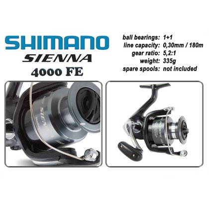 Reel Shimano "Sienna 4000" FE art.SN4000FE