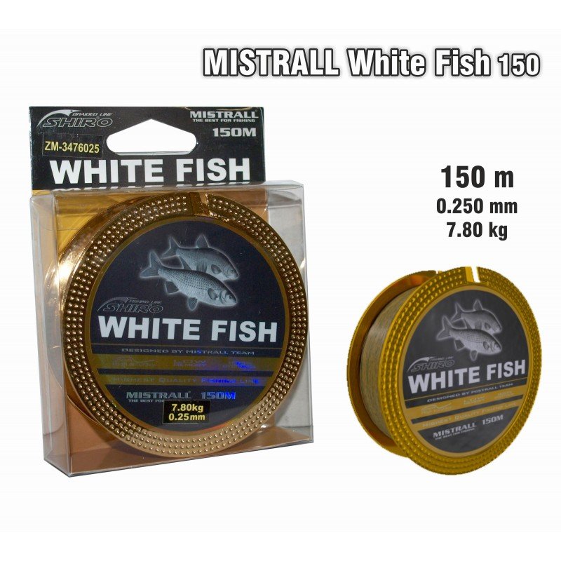 Aukla Mistrall "White Fish" 025 art.MWFISH-025