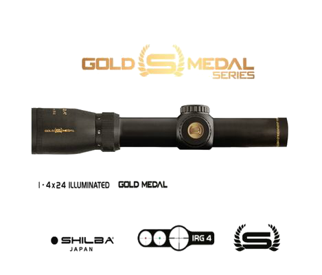 Tēmēklis Shilba GOLD MEDAL series 1-4x24 IRG 4
