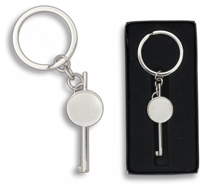 Key-ring with handcuff key,
