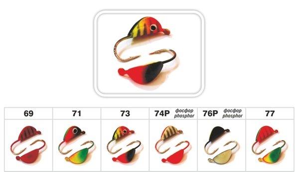 Мормышка Akara "Ракушка"  № 22 с ушком art.MW-SP-2230-76P