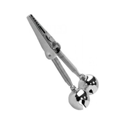 Akara Bell double (with clip and spring, diam. 18 mm, lenght 45 mm) art.BELL-SPR-8101808