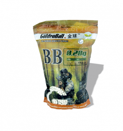 AirSoft Compact GOLDENBALL balls Martinez Albainox 1kg 0.20g art.35634