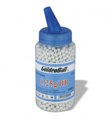 AirSoft balls Martinez Albainox GoldenBall 2000 pcs 0.25g art.35647