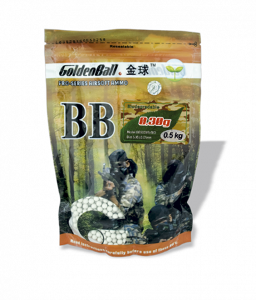 AirSoft Bio GoldenBall 1/2 kg 0.30g Martinez Albainox art.35659