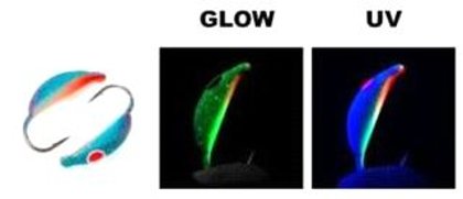 Akara Mormishka Superbanana Nr. 18 UV (UV, phosphor) with an eyelet art.MW-SP-1830-356P