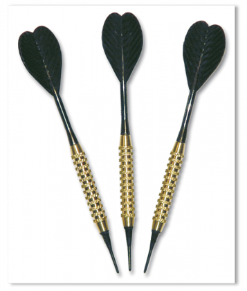 Set 3 darts for beginners Martinez Albainox ABS tips 16 grs art.37204