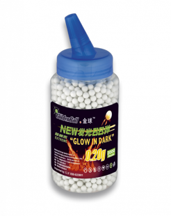 AirSoft balls 6 mm Martinez Albainox Goldenball 2000psc fluorescent art.38111