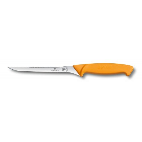 Victorinox Swibo Fish Filleting Knife with Scaler 16cm Orange art.58448.16