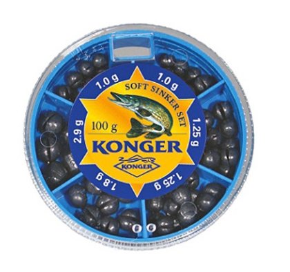 Konger Notched Fine Shots in a box 50gr - 70gr art.6647010