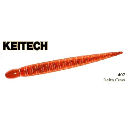 Silicone decoy Keitech "Custom Leech" 3.0 (75 mm, color: 407) art.KELEECH3-407