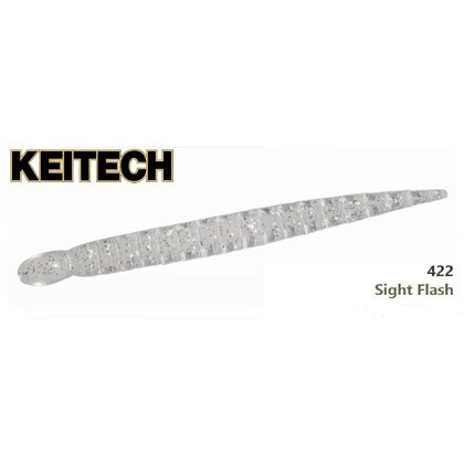 Silikona māneklis Keitech "Custom Leech" 3.0 (75 mm, krāsa: 422) art.KELEECH3-422