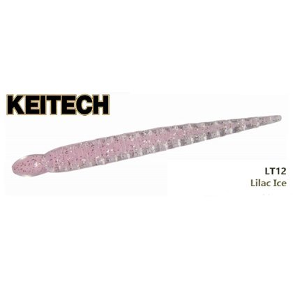 Силиконовая приманка Keitech "Custom Leech" 3.0 (75 мм, цвет: LT12) art.KELEECH3-LT12