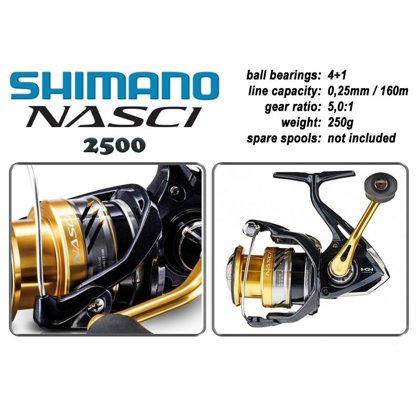 Катушка Shimano "Nasci" 2500 art.NAS2500