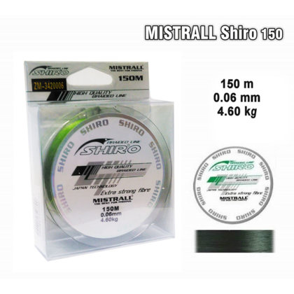 Braided line Mistrall "Shiro" art.ZM-3420006