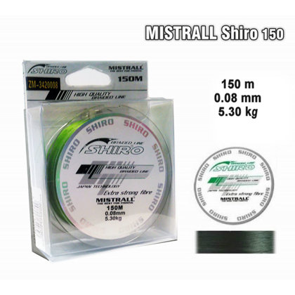 Braided line Mistrall "Shiro" art.ZM-3420008
