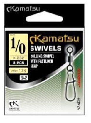 Kamastu Swivel "Rolling" with fastlick snap (№10) art.562520010