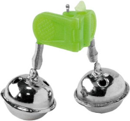 Akara Bell double, red (with clip and spring, diam. 20 mm, lenght 20 mm) art.BELL-CL-8102205