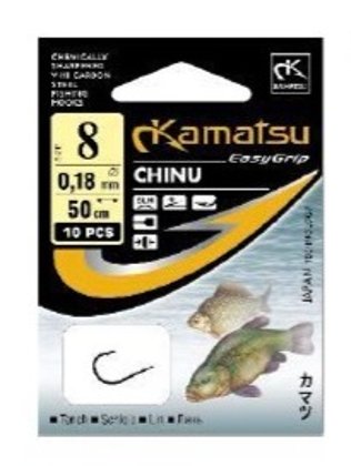 Kamatsu Snelled Hook "Chinu Koiso BLN" 50cm (№6 - №8) art.52051030