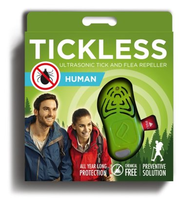 Tickless Human ультразвуковой отпугиватель от клещей для людей, зелёный art.PRO10-203