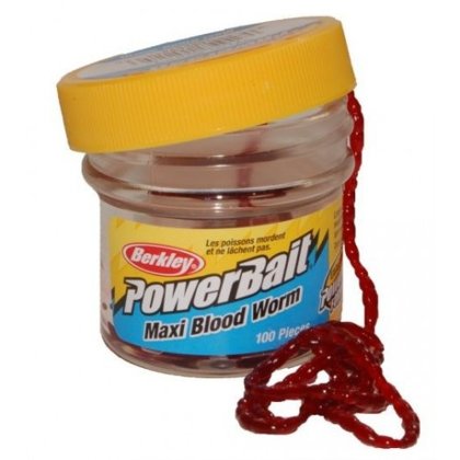 Berkley PowerBait Maxi Blood Worms 100 gb art.1092475