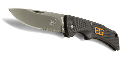 Knife Gerber Bear Grylls Compact Scout, Drop Point, Serrated art.31-000760