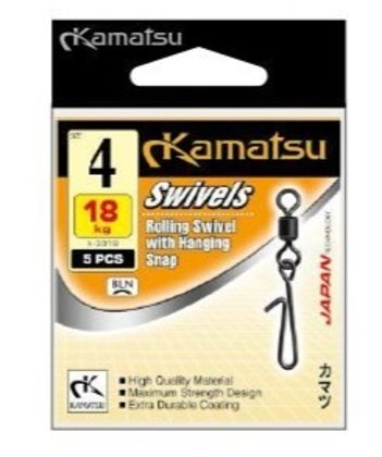 Kamatsu "Rolling" Swivel with hanging snap (№8) art.563018008