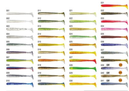 Konger Silicone decoy "Shad Skinny" 75mm art.3340020